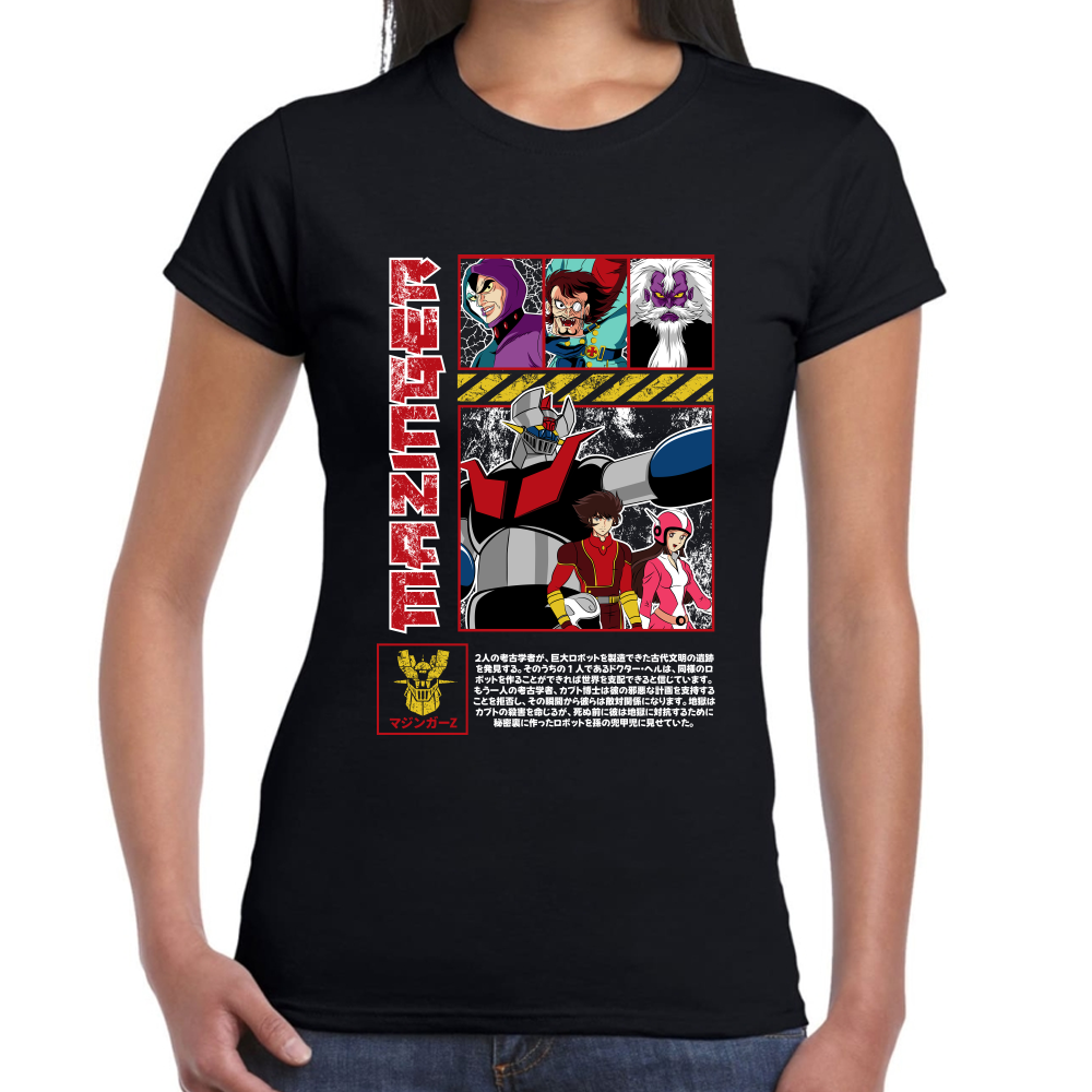 Playera Mazinger Z, Koji Kabuto & Enemigos #0002025 Imagen secundaria del producto
