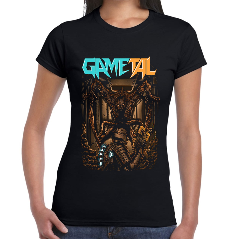 Playera GaMetal Space Death Algodón Premium #0002029
