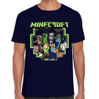 Playera Steve & Alex Group Minecraft Algodón #0002030