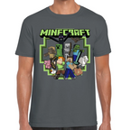 Playera Steve & Alex Group Minecraft Algodón #0002030