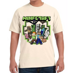 Playera Steve & Alex Group Minecraft Algodón #0002030