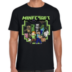 Playera Steve & Alex Group Minecraft Algodón #0002030
