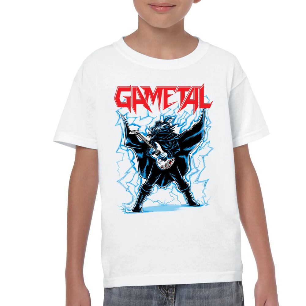 Playera GaMetal Shred the Lightning Algodón Premium #0002034