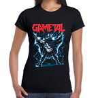 Playera GaMetal Shred the Lightning Algodón Premium #0002034