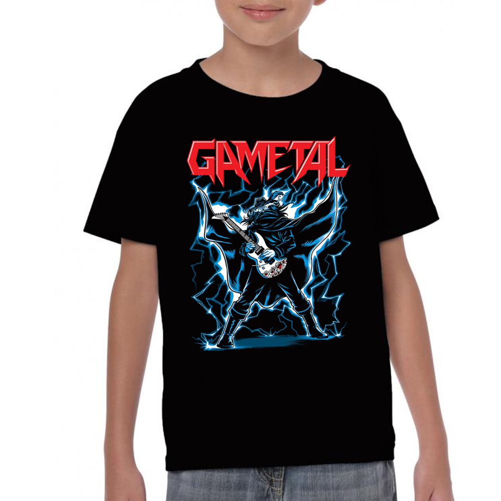 Playera GaMetal Shred the Lightning Algodón Premium #0002034