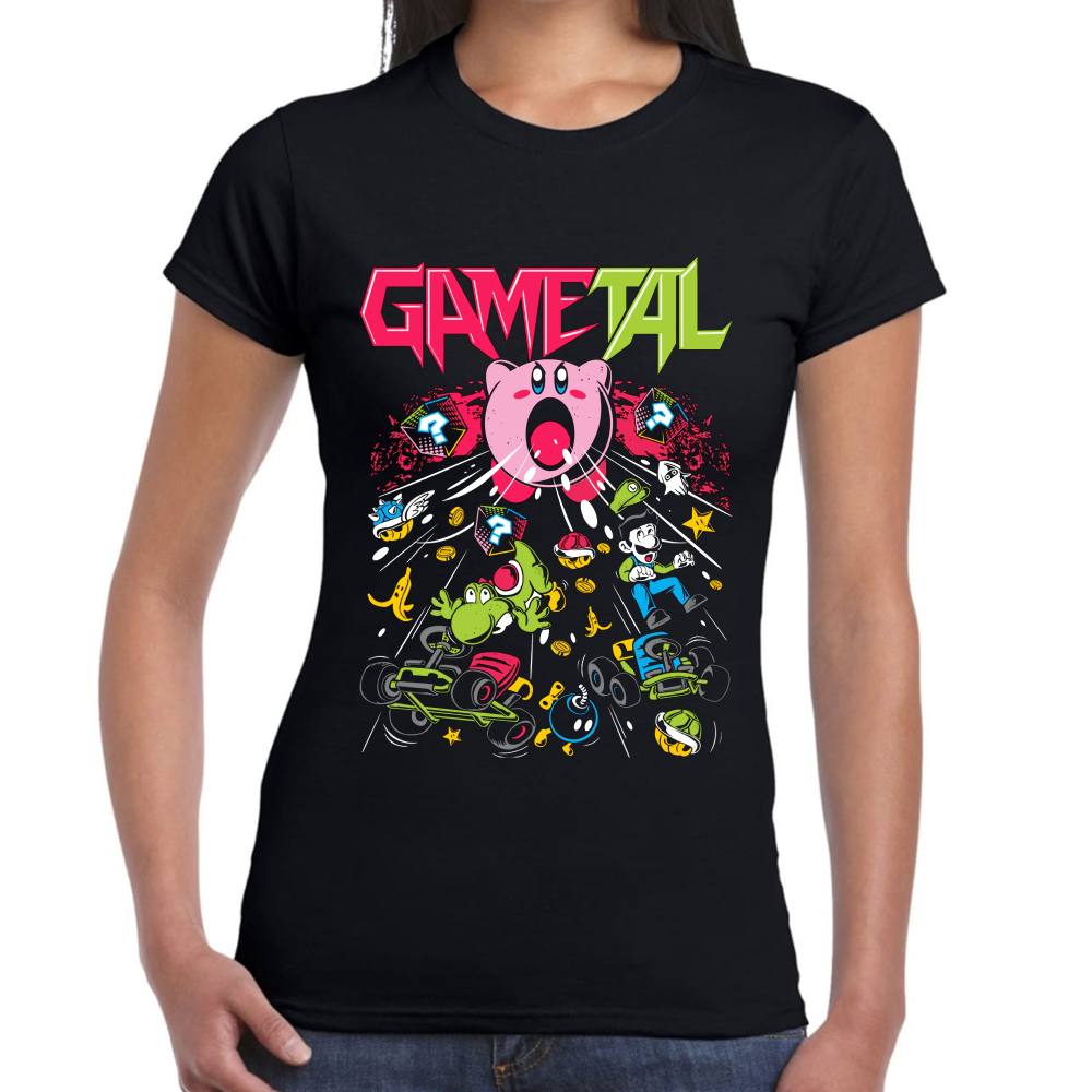 Playera GaMetal Kirby Sucks Algodón Premium #0002036