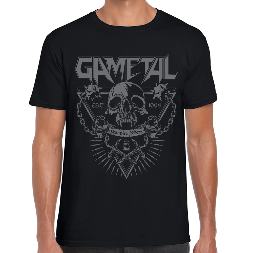 Playera GaMetal Vania Algodón Premium #0002037