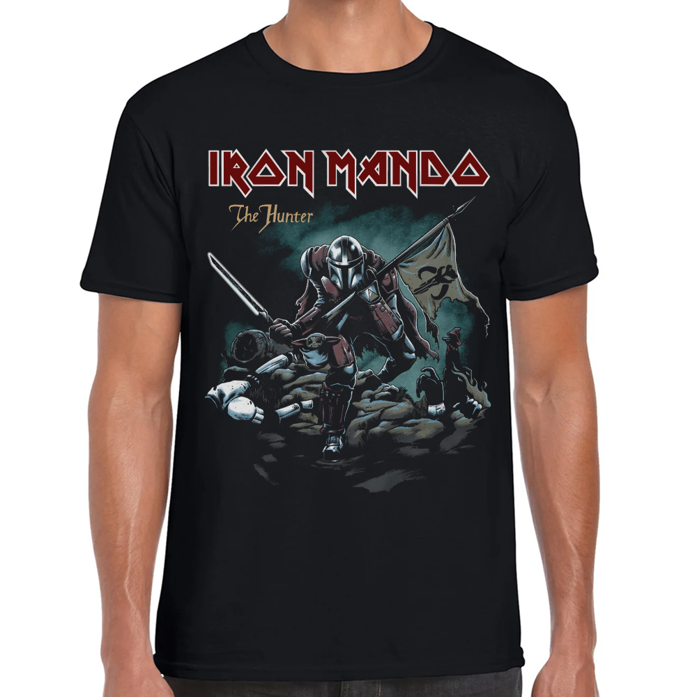 Playera Iron Mando Star Wars Algodón Premium #0002038