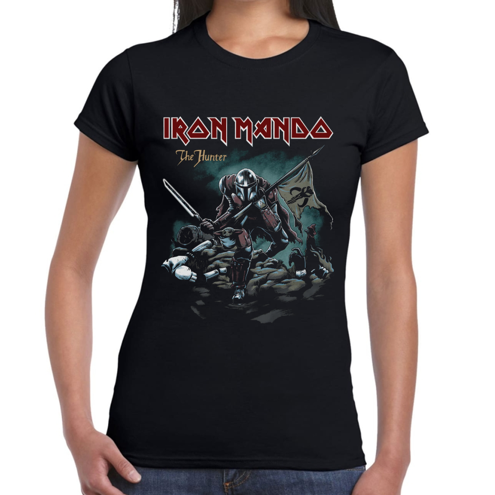 Playera Iron Mando Star Wars Algodón Premium #0002038