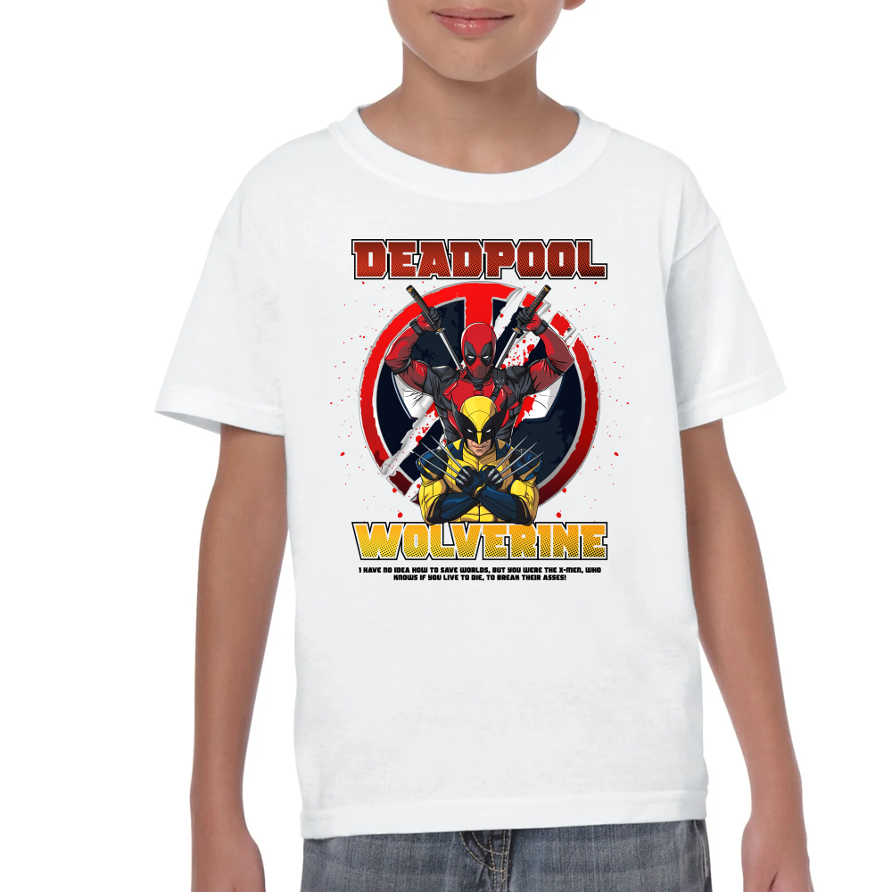Playera Deadpool & Wolverine de Deadpool III Marvel #0002041