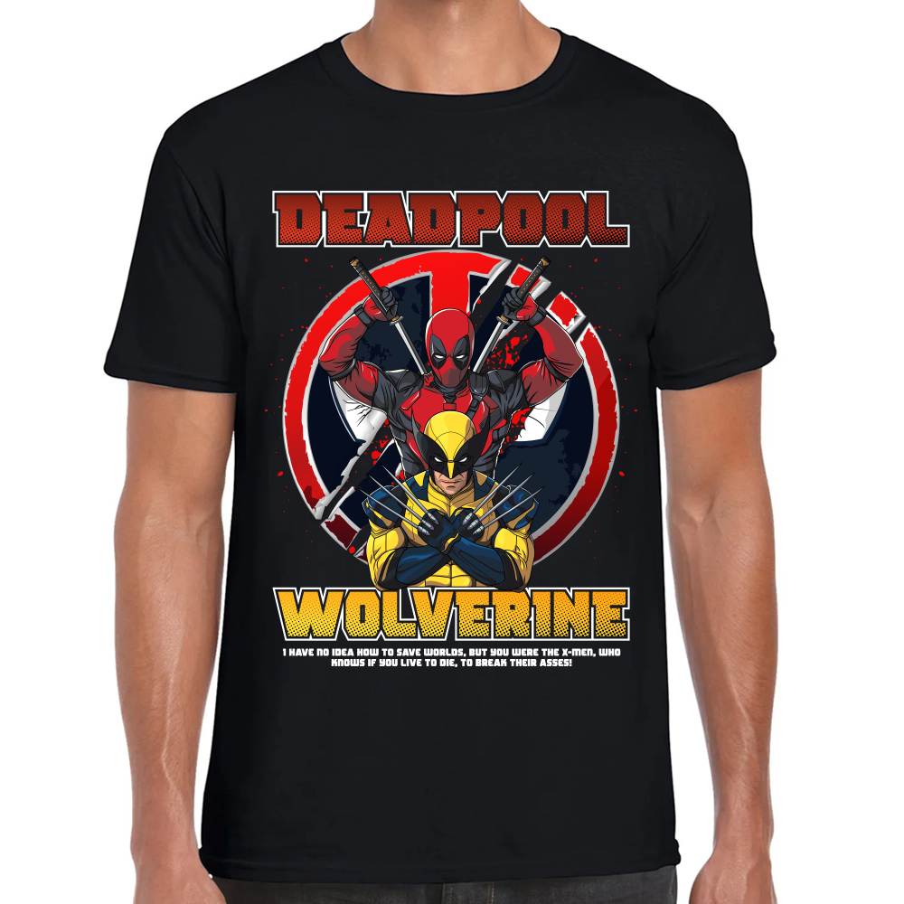 Playera Deadpool & Wolverine de Deadpool III Marvel #0002041 Imagen principal del producto