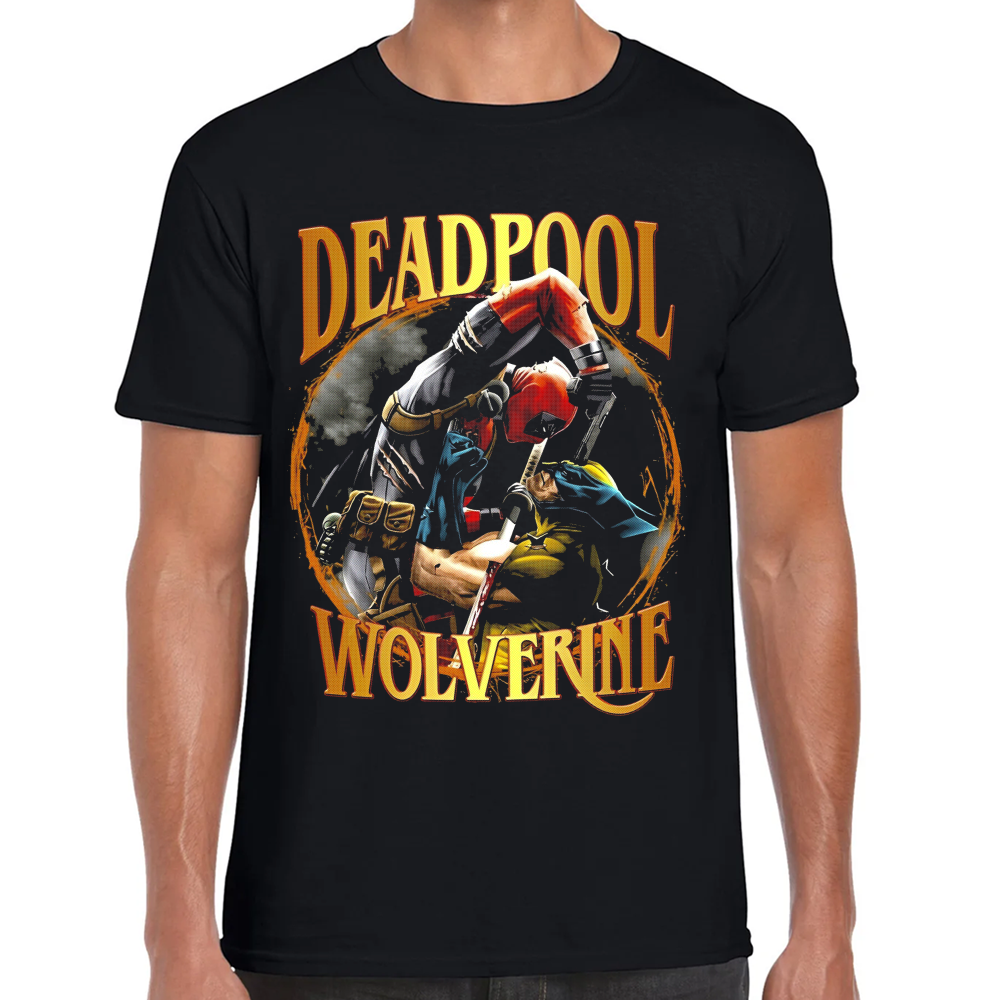 Playera Deadpool & Wolverine de Deadpool III Marvel #0002045
