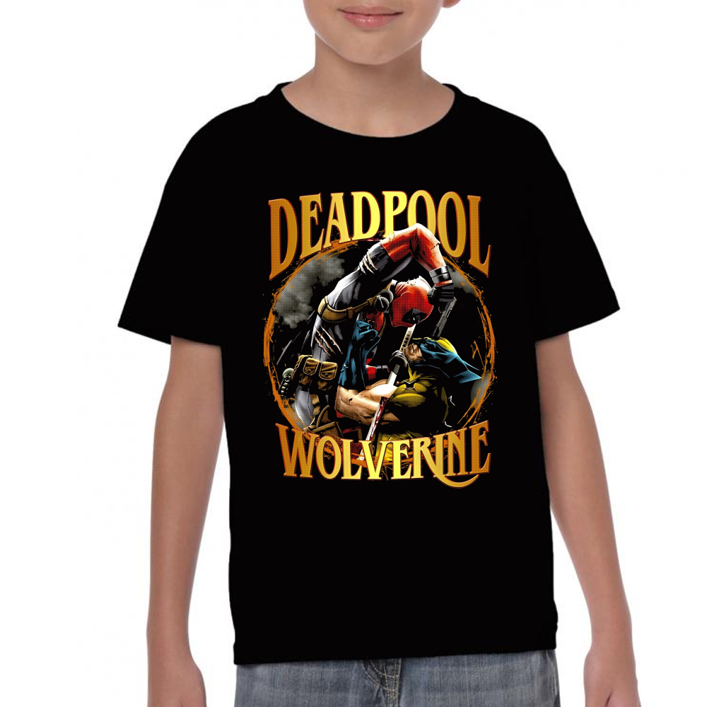 Playera Deadpool & Wolverine de Deadpool III Marvel #0002045
