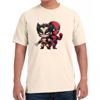 Playera Deadpool & Wolverine Cartoon Mini #0002047
