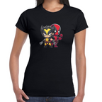 Playera Deadpool & Wolverine Cartoon Mini #0002047