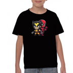 Playera Deadpool & Wolverine Cartoon Mini #0002047