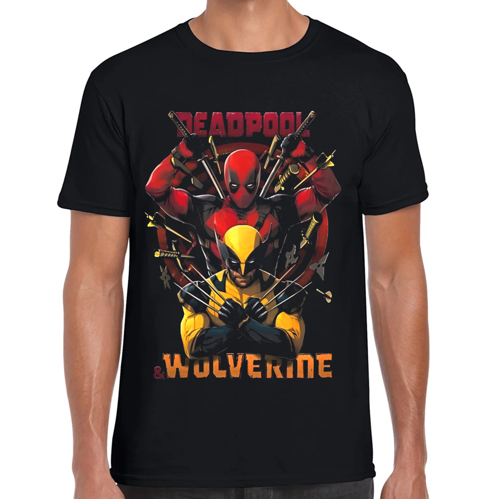 Playera Deadpool & Wolverine Cartel Algodón #0002048