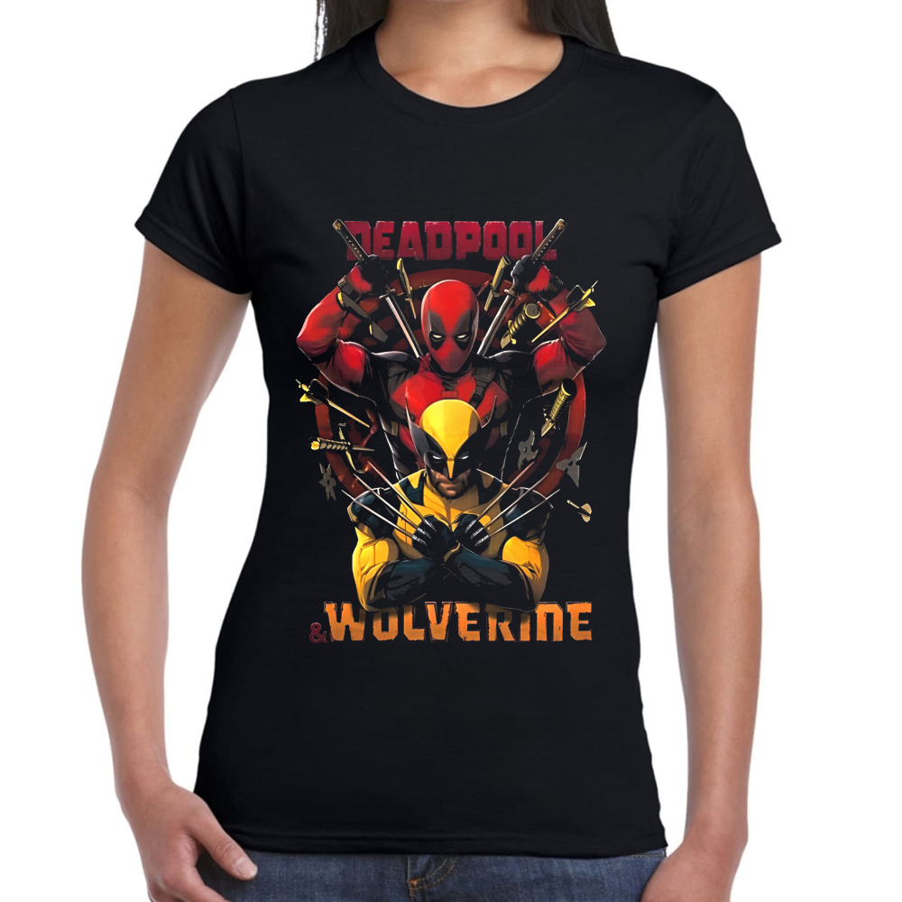Playera Deadpool & Wolverine Cartel Algodón #0002048