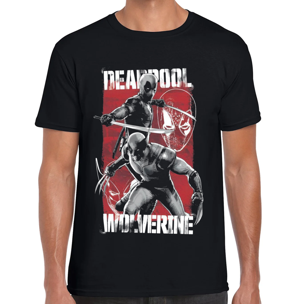 Playera Deadpool & Wolverine de Deadpool III Marvel #0002049 Imagen principal del producto