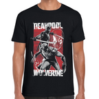 Playera Deadpool & Wolverine de Deadpool III Marvel #0002049
