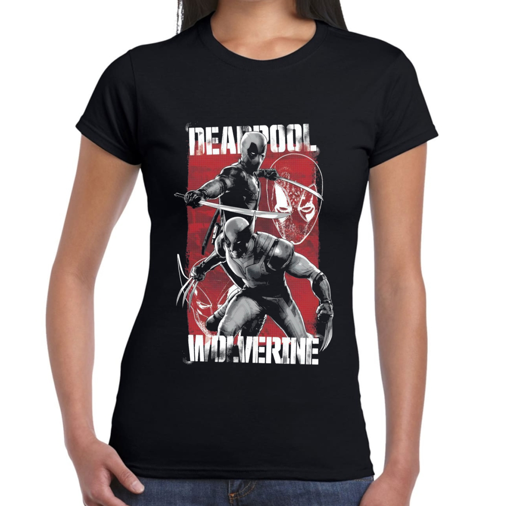 Playera Deadpool & Wolverine de Deadpool III Marvel #0002049 Imagen secundaria del producto
