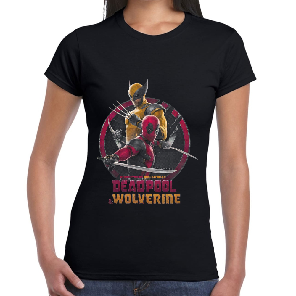 Playera Deadpool & Wolverine de Deadpool III Marvel #0002057