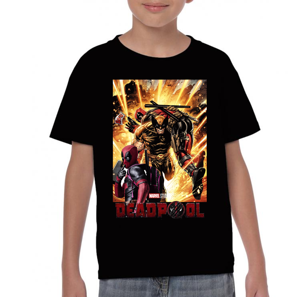 Playera Deadpool & Wolverine de Deadpool III Marvel #0002058