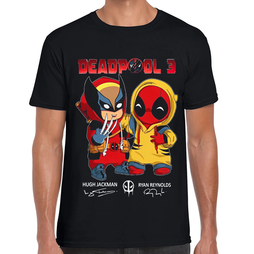 Playera Deadpool & Wolverine de Deadpool III Marvel #0002059