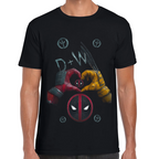 Playera Deadpool & Wolverine de Deadpool III Marvel #0002060