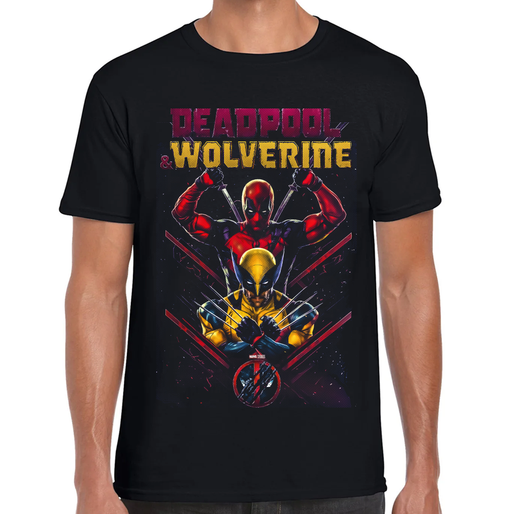 Playera Deadpool & Wolverine de Deadpool III Marvel #0002064
