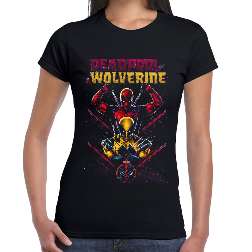 Playera Deadpool & Wolverine de Deadpool III Marvel #0002064 Imagen secundaria del producto