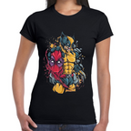 Playera Deadpool & Wolverine de Deadpool III Marvel #0002066