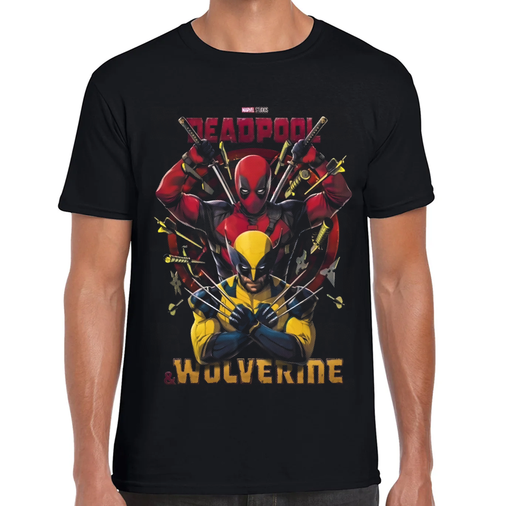 Playera Deadpool & Wolverine de Deadpool III Marvel #0002067