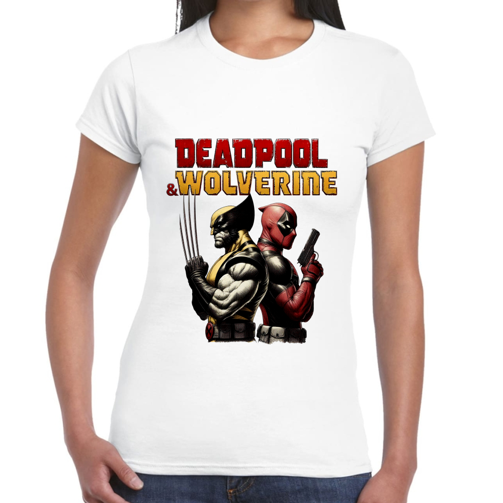 Playera Deadpool & Wolverine de Deadpool III Marvel #0002070