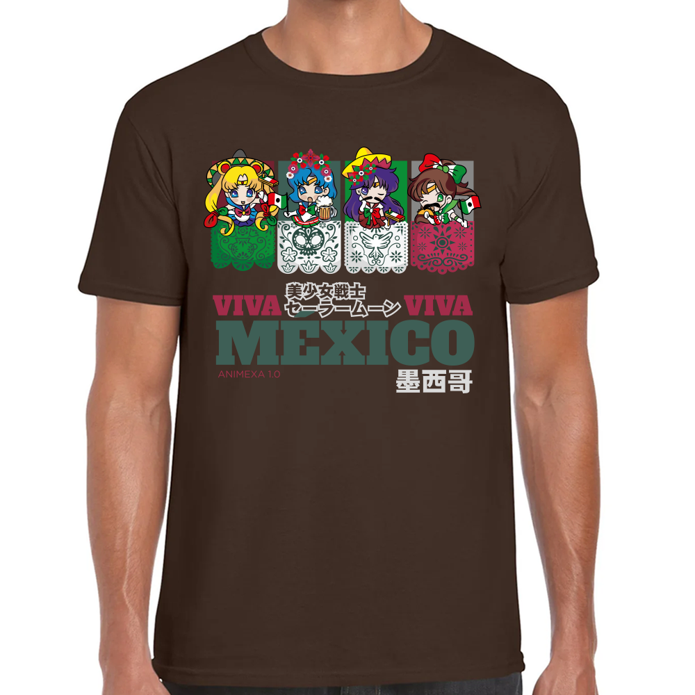 Playera Fiestas Patrias Sailor Moon Viva México #0002075