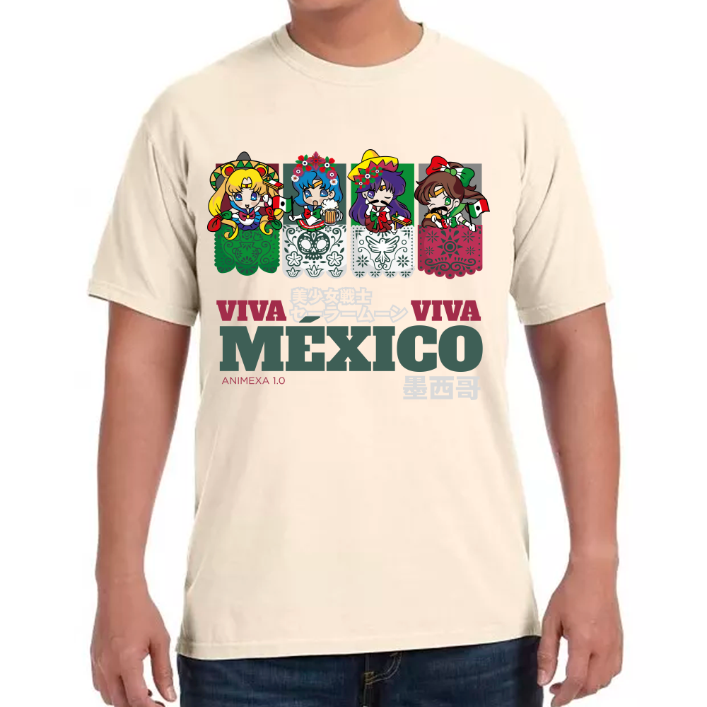 Playera Fiestas Patrias Sailor Moon Viva México #0002075