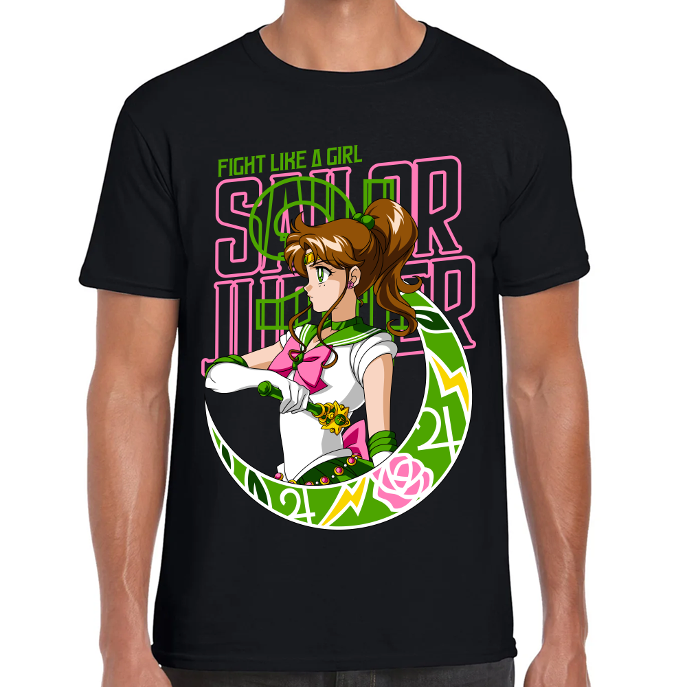 Playera Sailor Jupiter Fight Girl Sailor Moon #0002076 Imagen principal del producto