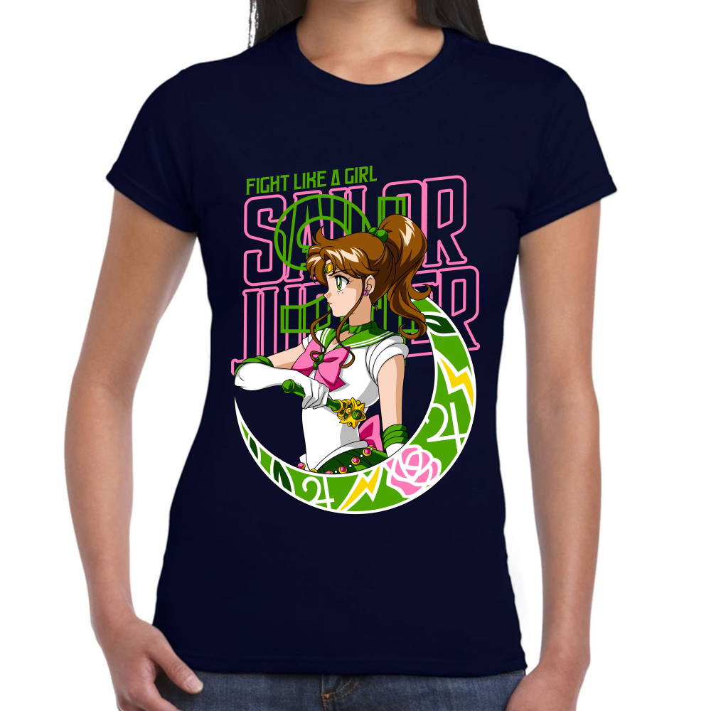 Playera Sailor Jupiter Fight Girl Sailor Moon #0002076