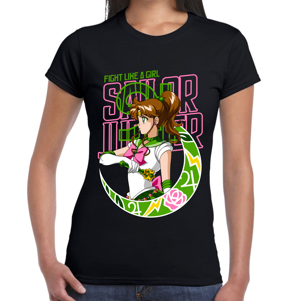 Playera Sailor Jupiter Fight Girl Sailor Moon #0002076