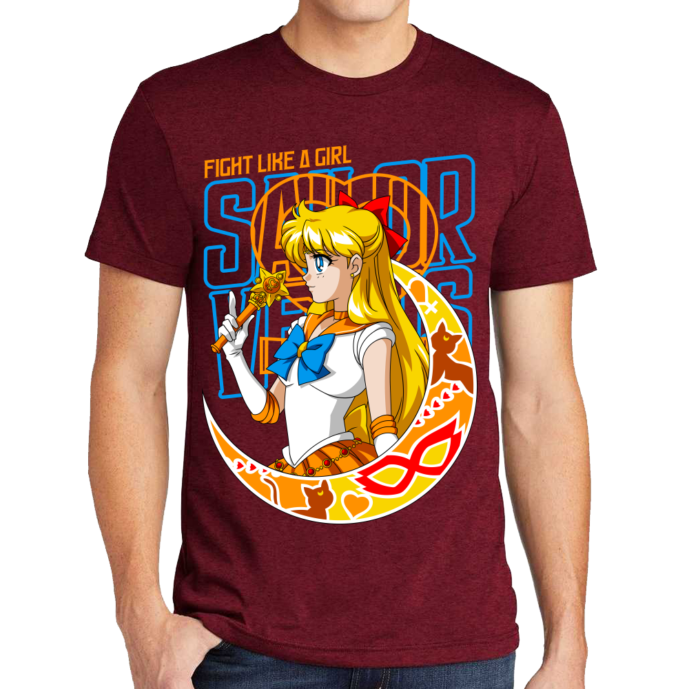 Playera Sailor Venus Fight Girl Sailor Moon #0002077