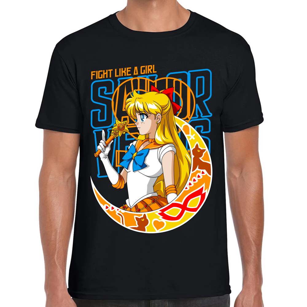Playera Sailor Venus Fight Girl Sailor Moon #0002077