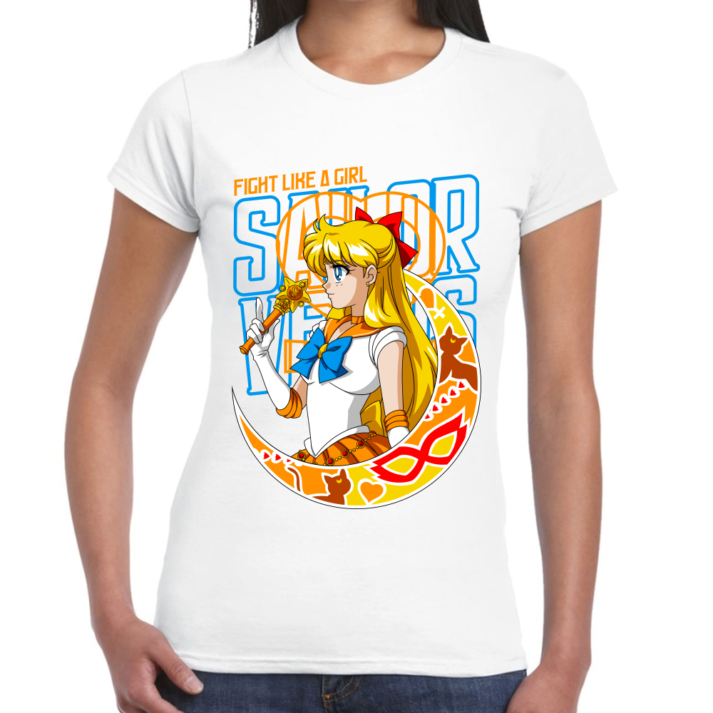 Playera Sailor Venus Fight Girl Sailor Moon #0002077