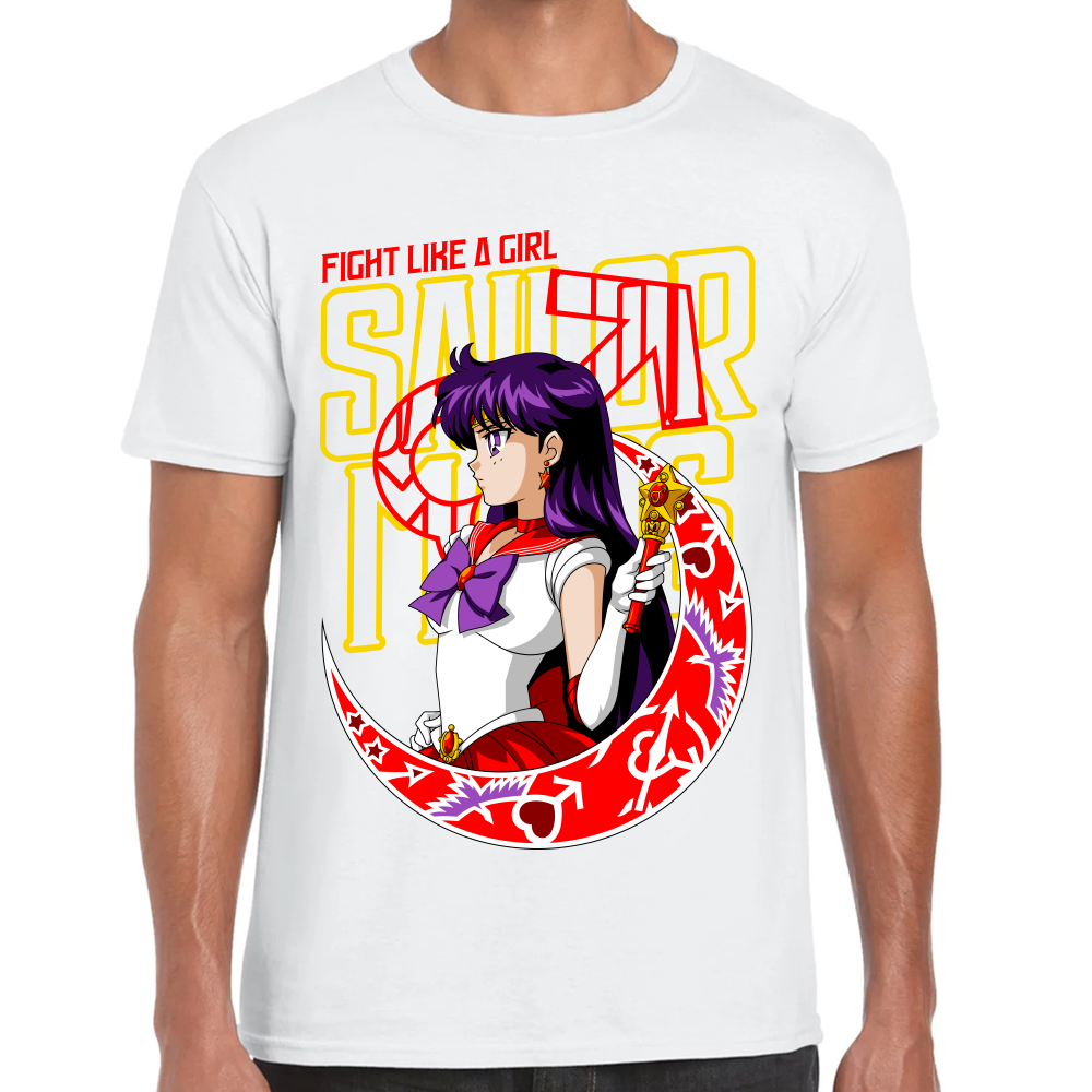 Playera Sailor Mars Fight Girl Sailor Moon #0002079