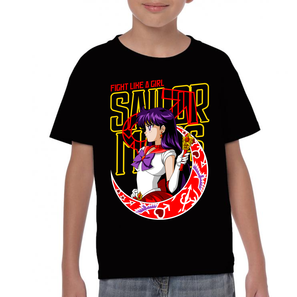Playera Sailor Mars Fight Girl Sailor Moon #0002079