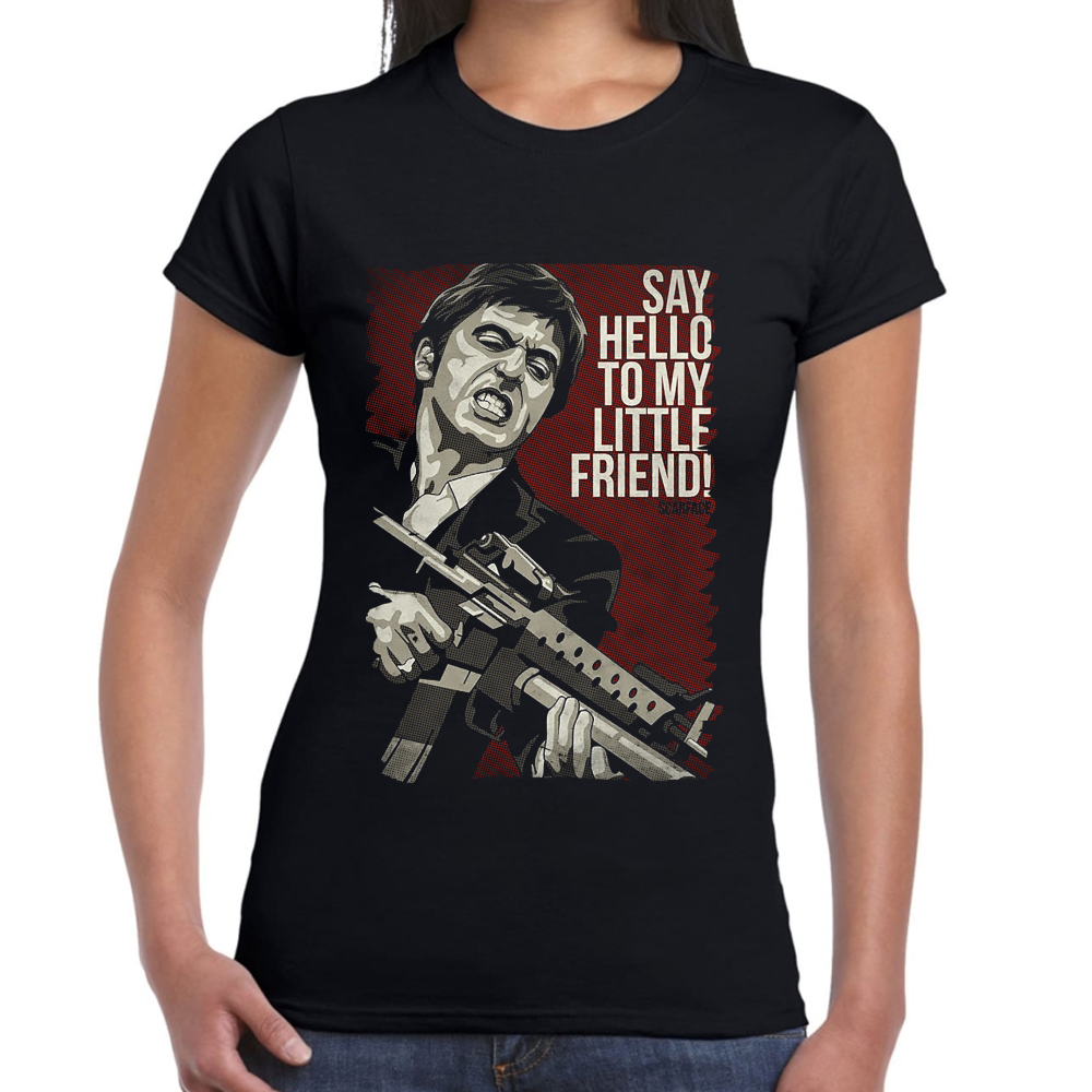Playera Scarface Say Hello To My Little Friend #0002080