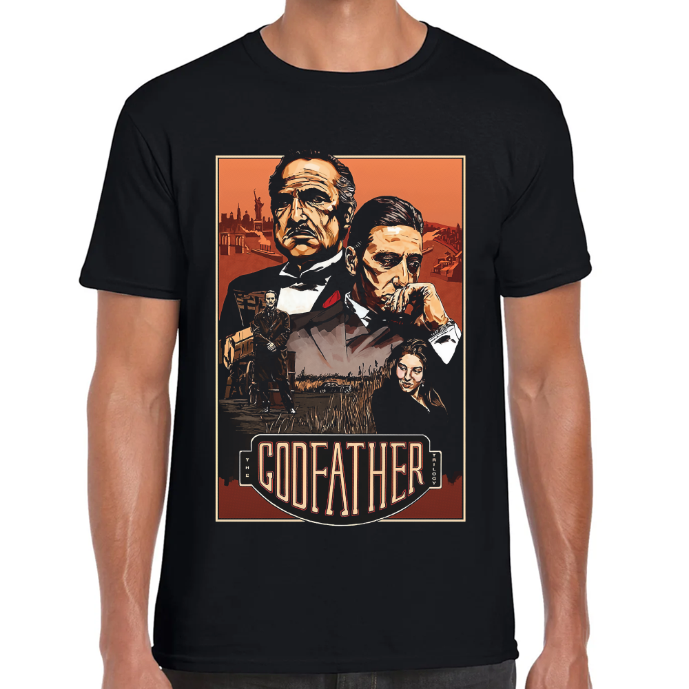 Playera The Godfather Los Corleone Algodón Premium #0002082