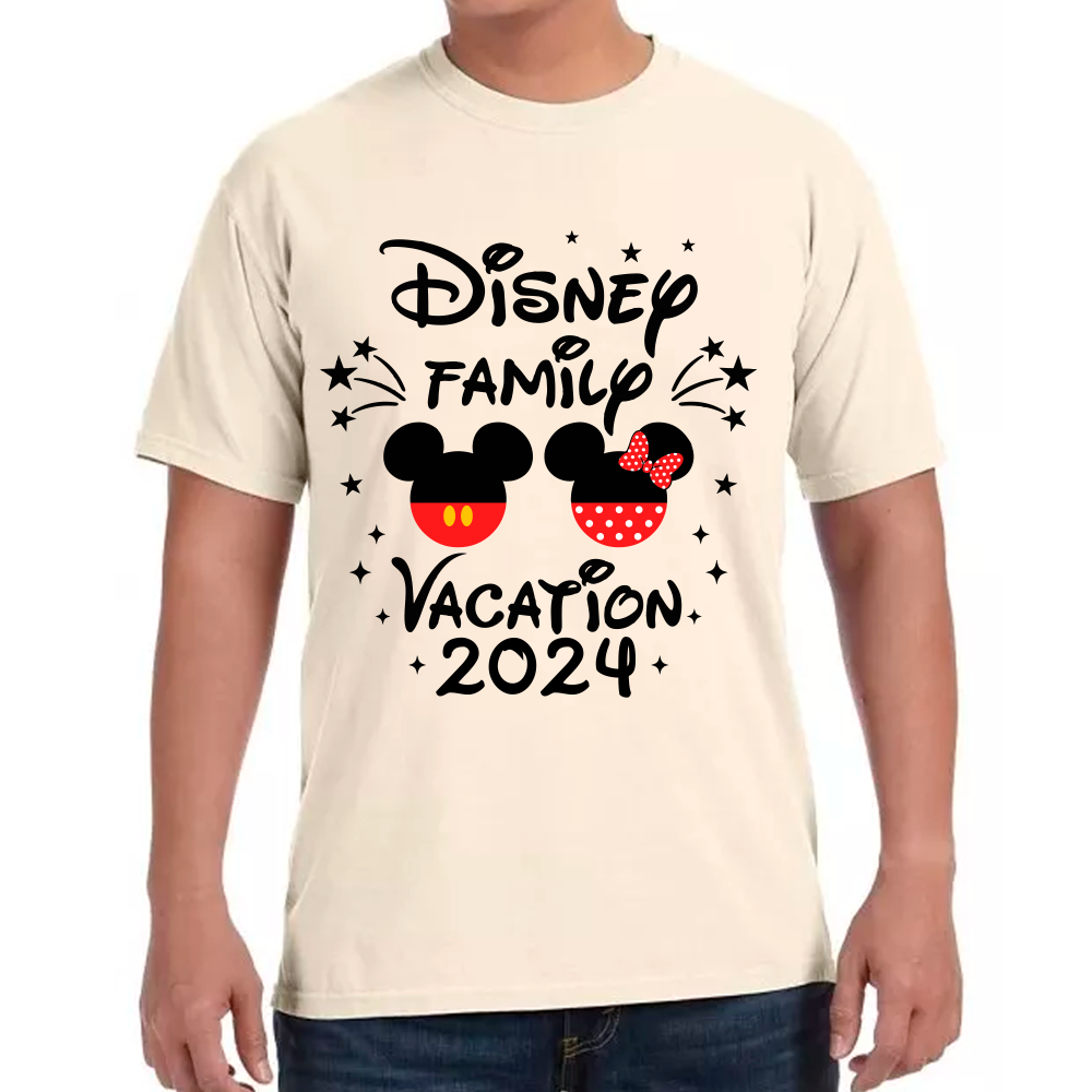 Playera Vacaciones Disney Family Mickey & Minnie #0002083