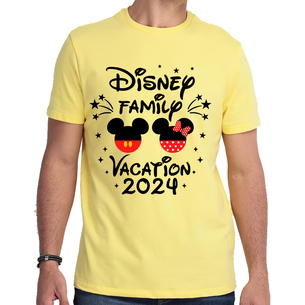 Playera Vacaciones Disney Family Mickey & Minnie #0002083