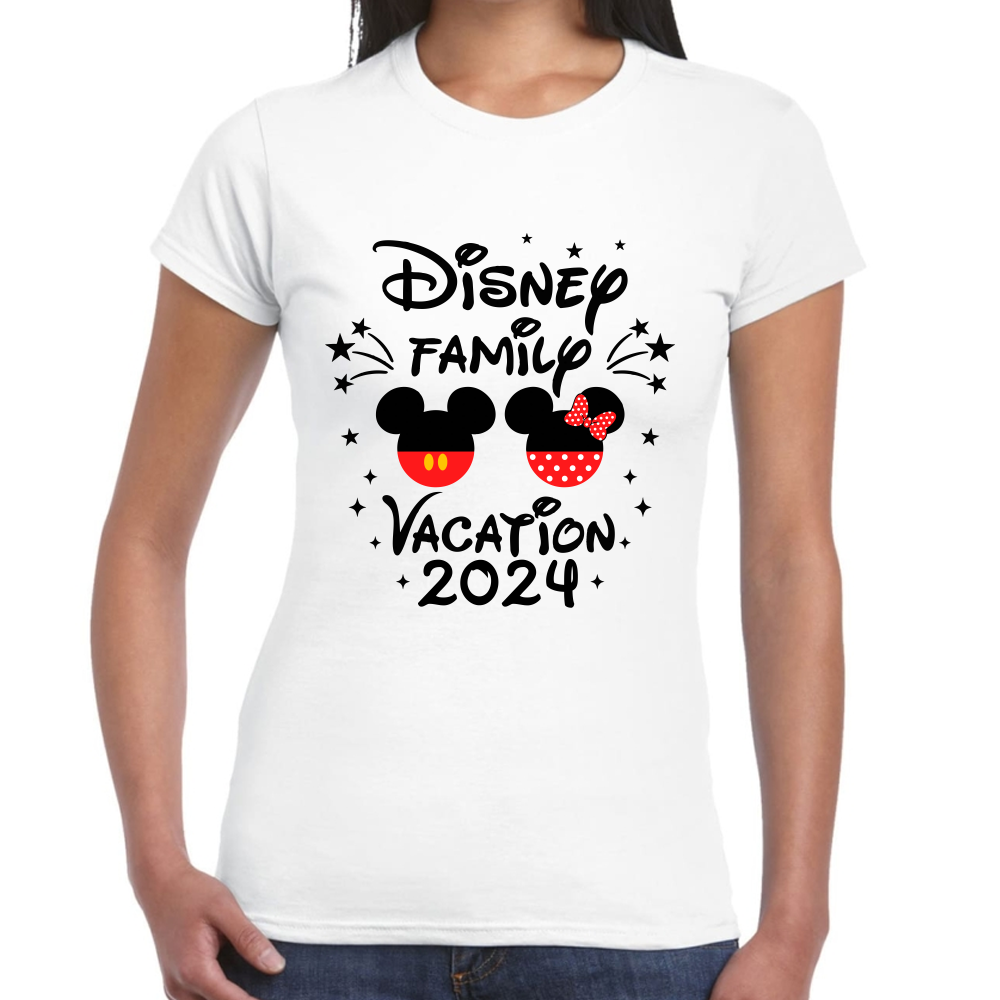 Playera Vacaciones Disney Family Mickey & Minnie #0002083 Imagen secundaria del producto
