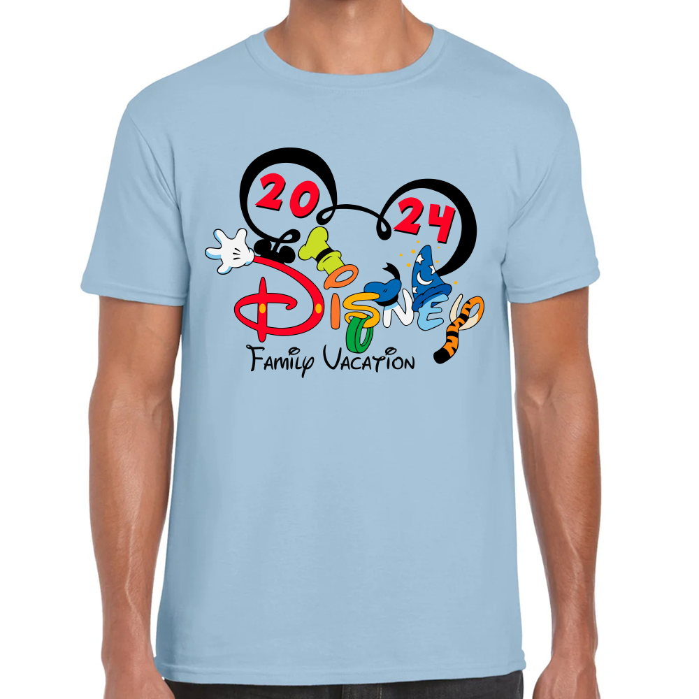 Playera Vacaciones Disney Family Mickey y Amigos #0002084